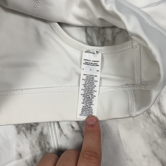 Nike Victory White Sports Bra - Picture 4 of 4